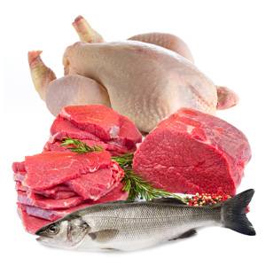 Fish, Meat & Poultry