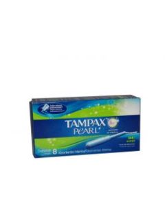 Tampax Pearl Tampons Super with Applicator, 8