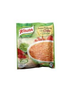 Knorr Sopa Fideos con Chile y Limón