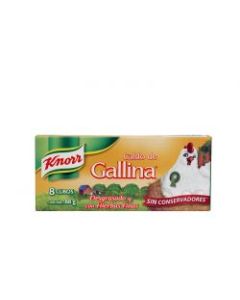 Knorr Caldo de Gallina con 8 Cubos