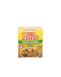 Nissin Cup Noodles Sopa Sabor a Pollo