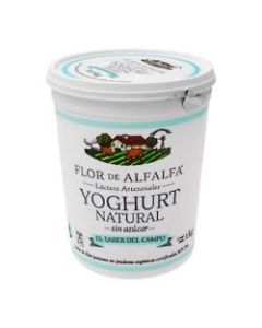 Flor de Alfalfa Yoghurt Natural Sin Azúcar